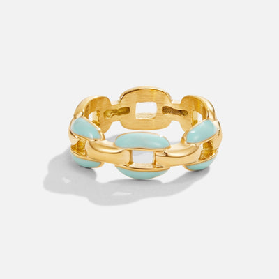 Anillo de cadena azul Reya