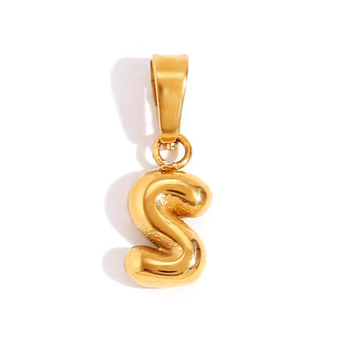 Collar de Letras Burbuja Sofisticado