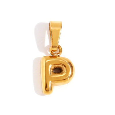 Collar de Letra Burbuja Chic
