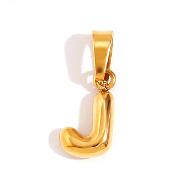 Collar de Letra Burbuja Chic