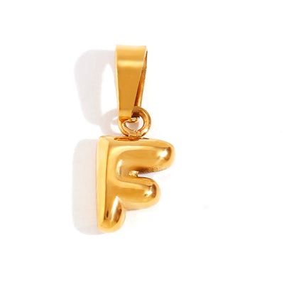 Collar de Letra Burbuja Chic