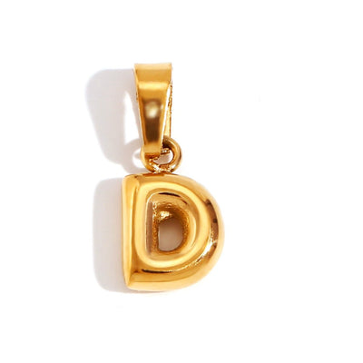 Collar de Letras Burbuja Sofisticado