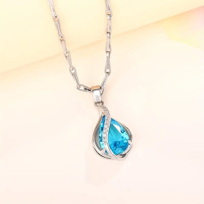 Collar de Piedra Azul Chic