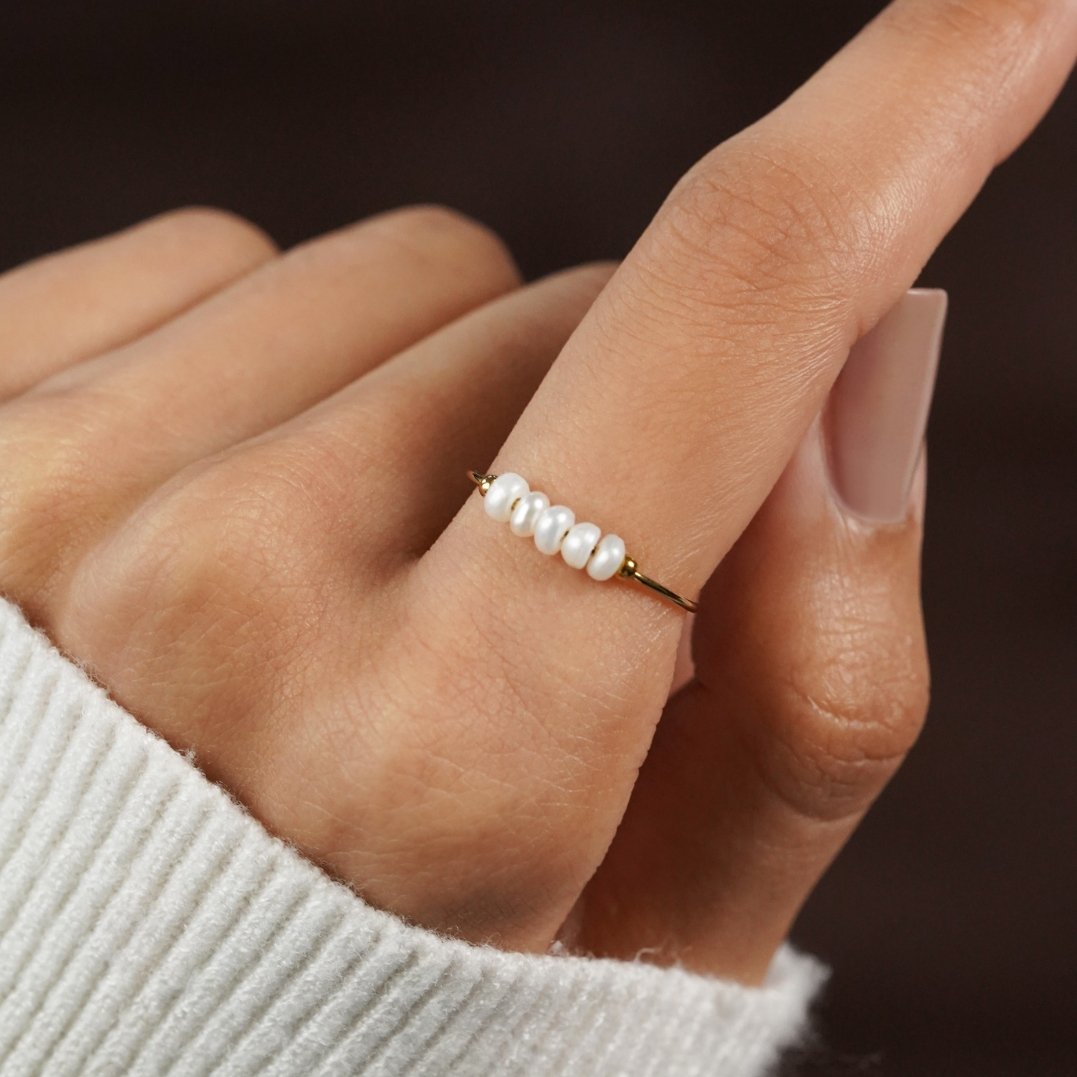 Gracia - Anillo de Perla de Agua Dulce