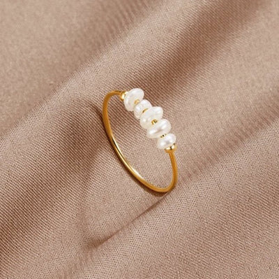 Silva - Anillo de perlas de agua dulce