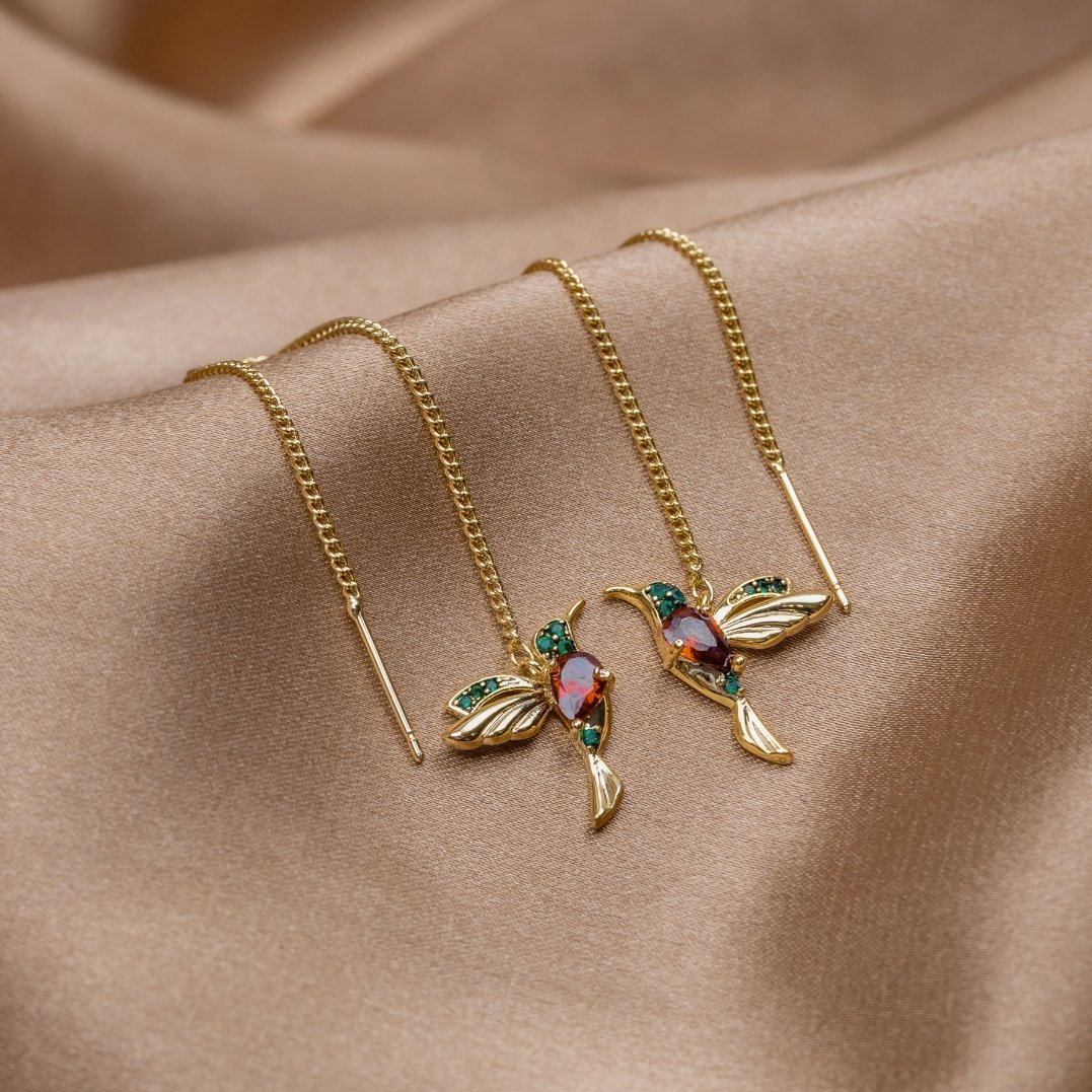 Pendientes de Colibrí Chic