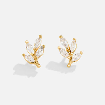 Pendientes de Hoja Cristal Chic