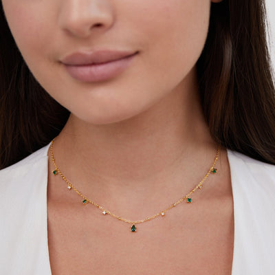Collar de Oro Kristall de Emily