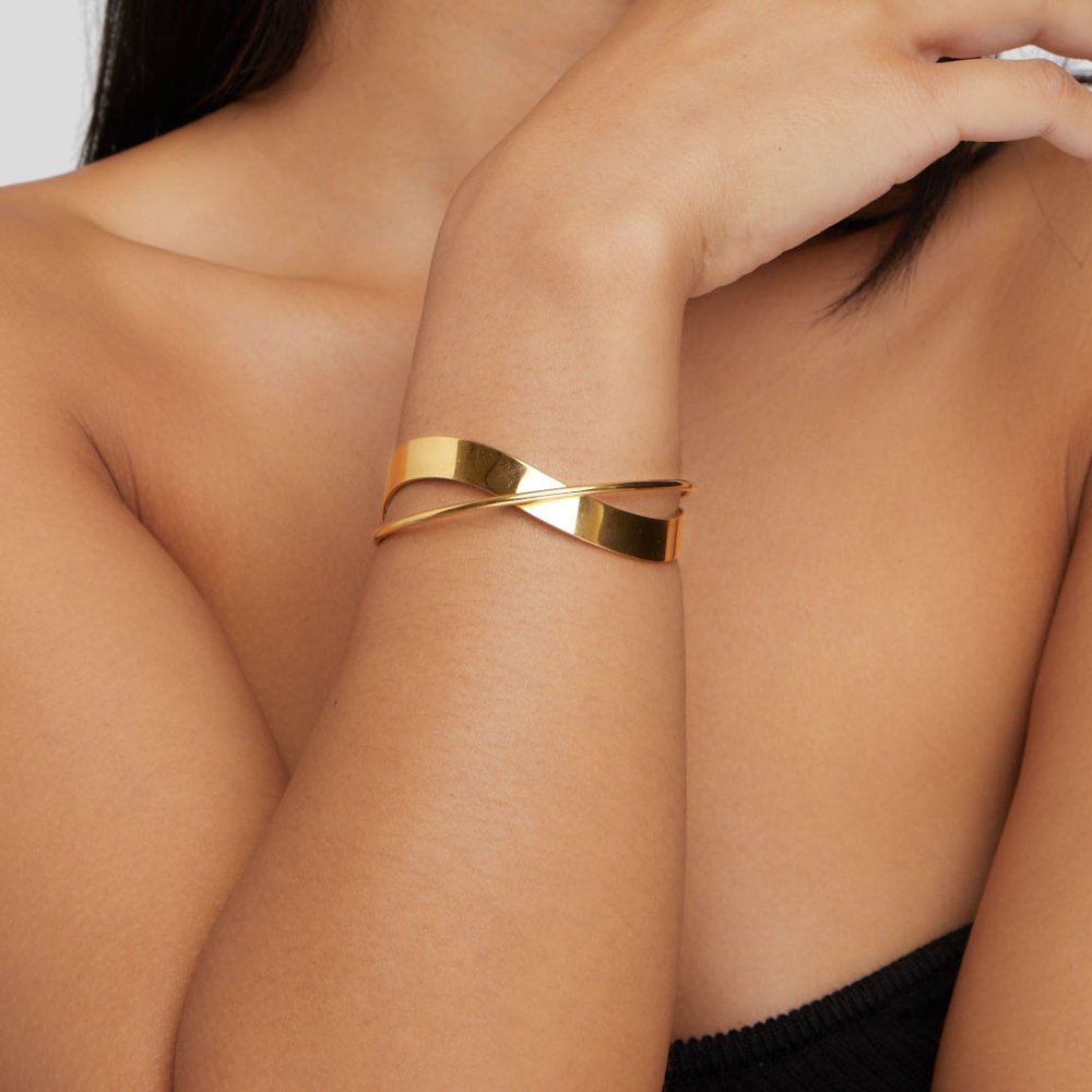 Brazalete de Oro Único Eve