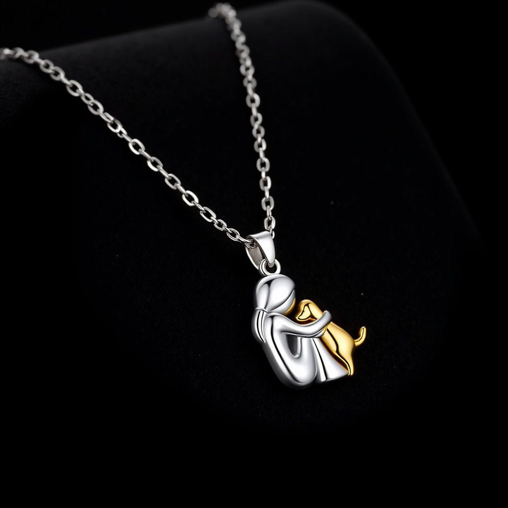 Collar con Colgante de Abrazo y Pendientes de Regalo – Oferta por Tiempo Limitado