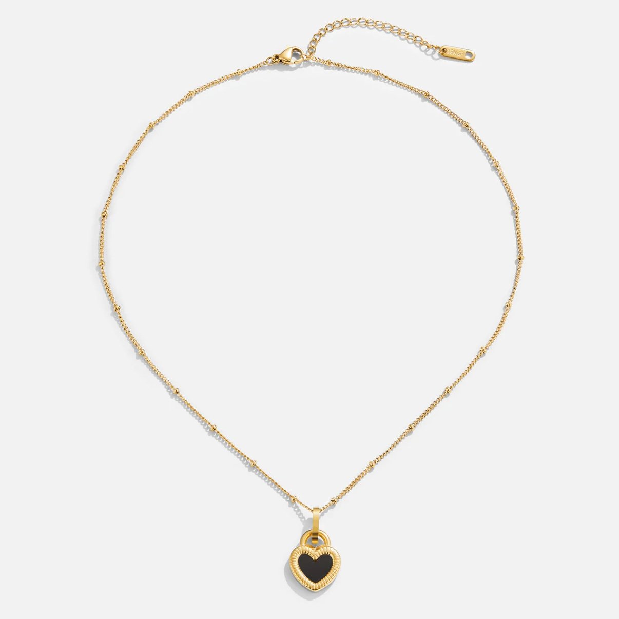 'Falling For You' Collar de corazón reversible