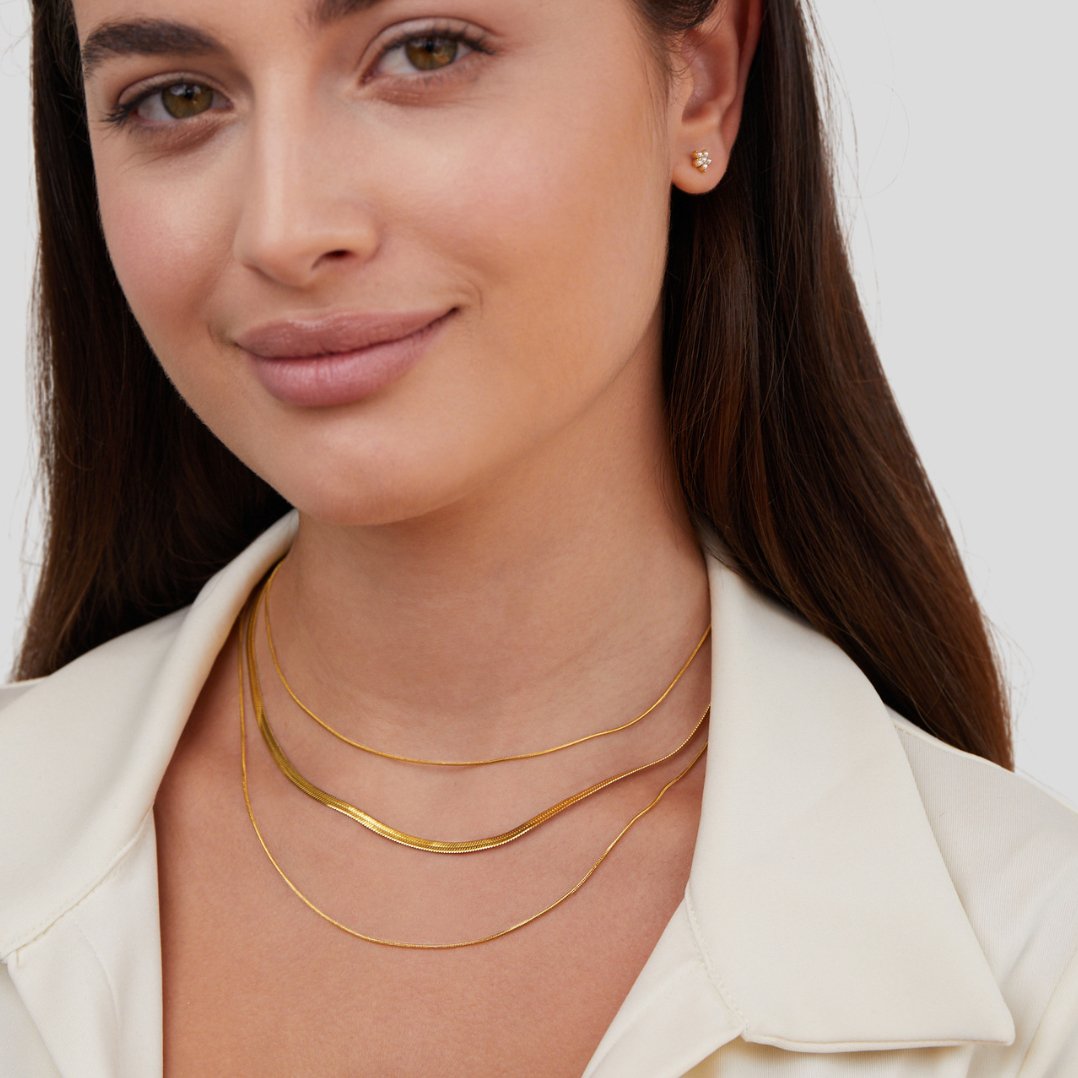 Collar Doble Capa de Oro