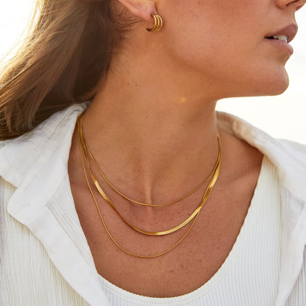 Collar Doble Capa de Oro