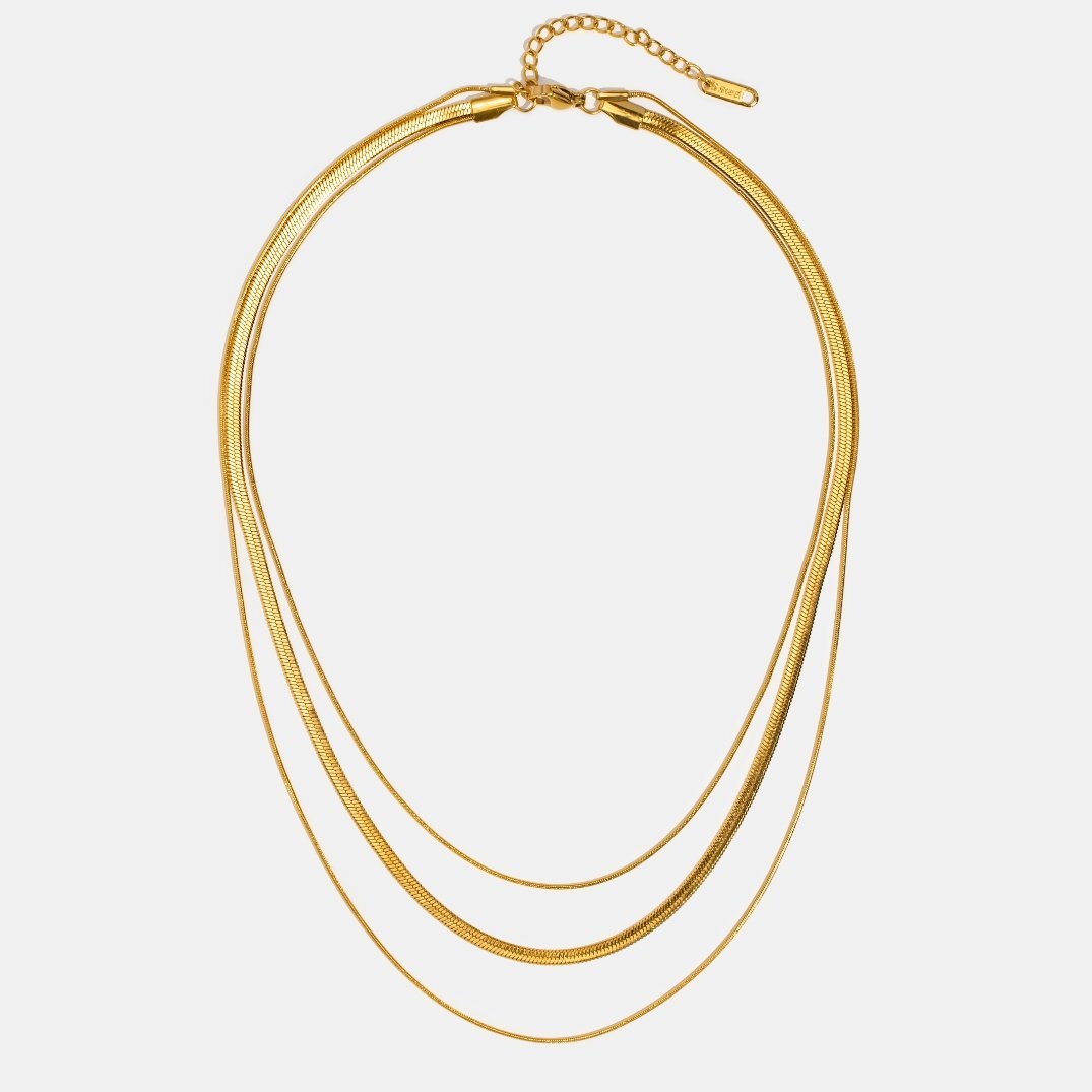 Collar Doble Capa de Oro