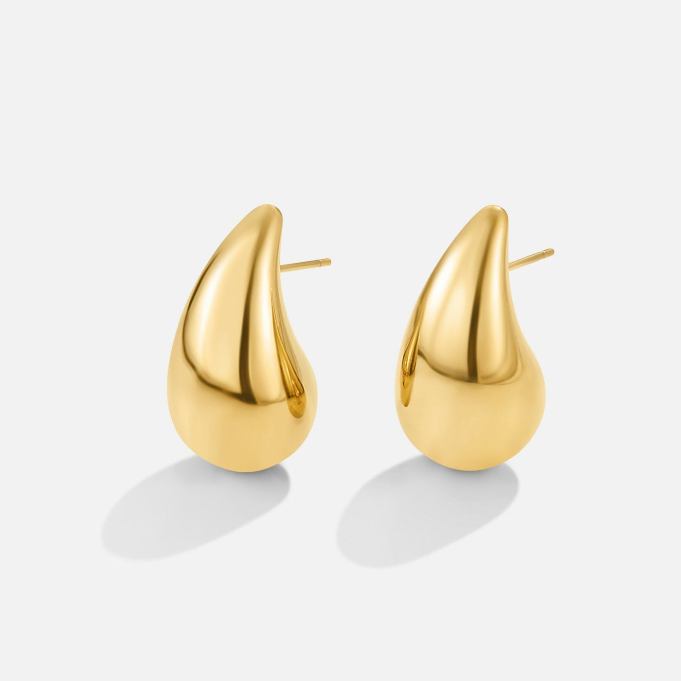 Pendientes de gota de oro Ame