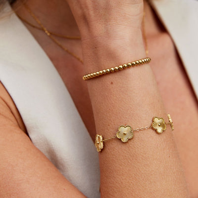 Pulsera de Suerte Dorada