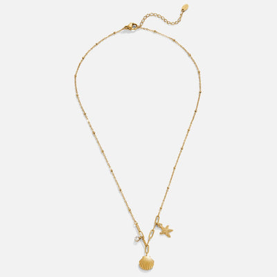 Collar de Concha Dorada y Estrella de Mar