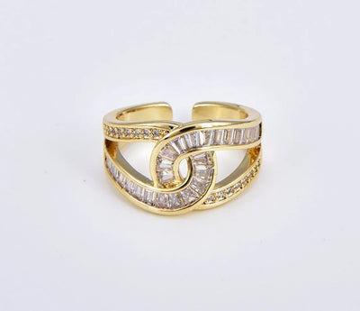 Anillo Elegante Anudado