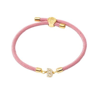 Pulsera Inicial de Diamante de Unidad Personalizada