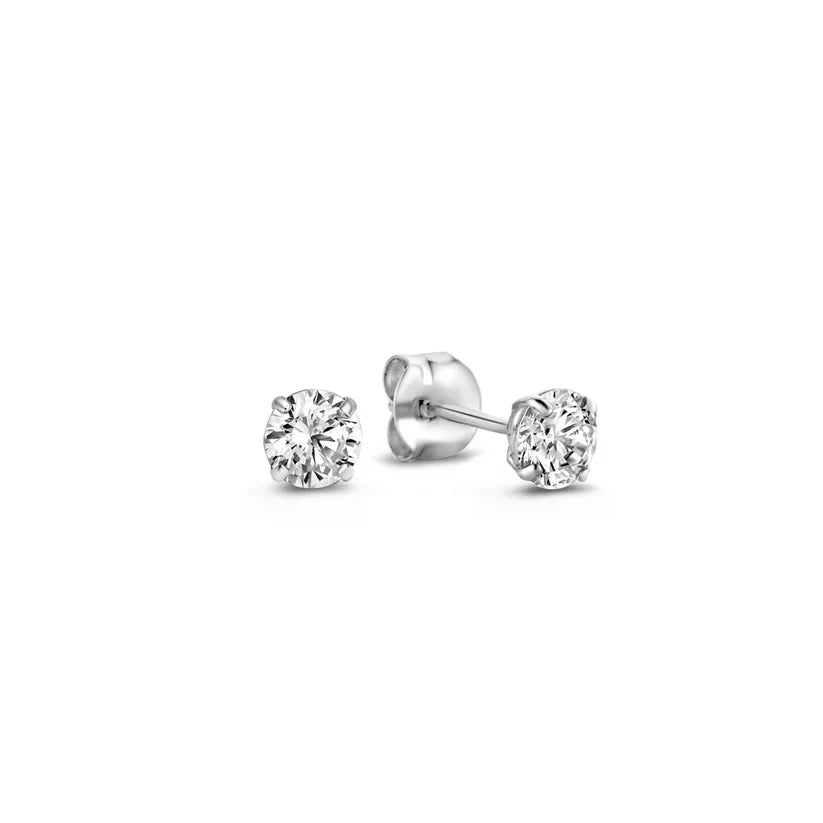 Pendientes de Piedra Dara Brillane | Oro Blanco