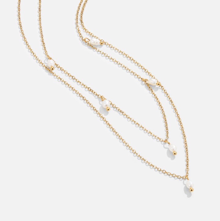 Collar Capa con Perlas Kay