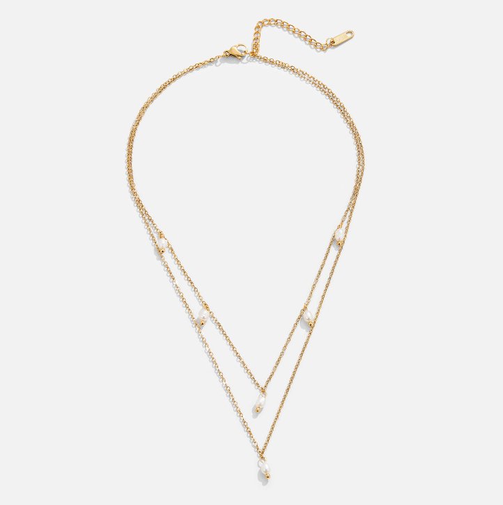 Collar Capa con Perlas Kay