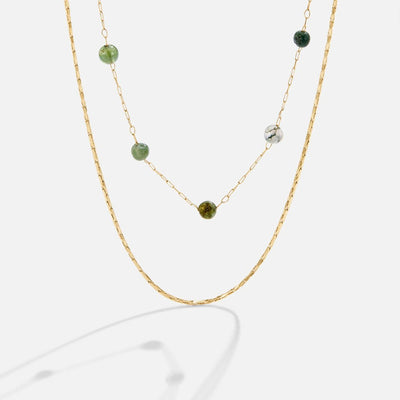 Cadena de capas Alana Oro & Piedra