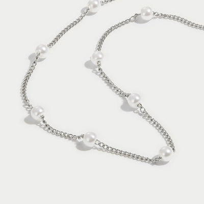 Nura Perla Collar de Plata de 18K