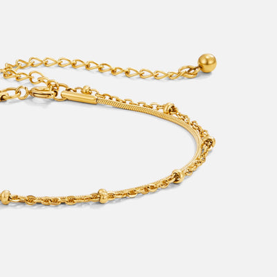 Pulsera de Capa de Oro Pia
