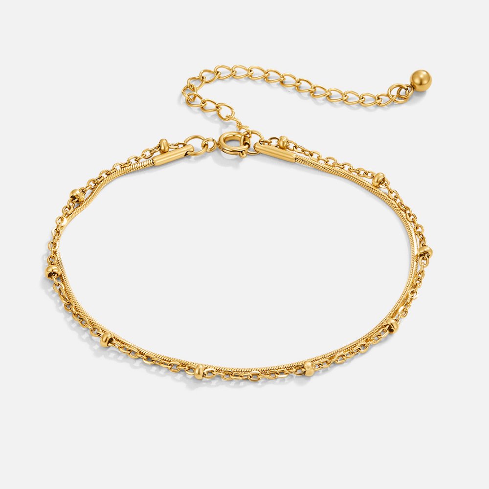 Pulsera de Capa de Oro Pia