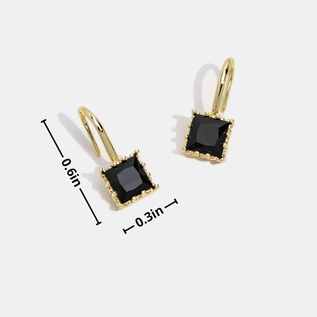 Aretes Colgantes de Cristal Maravilloso