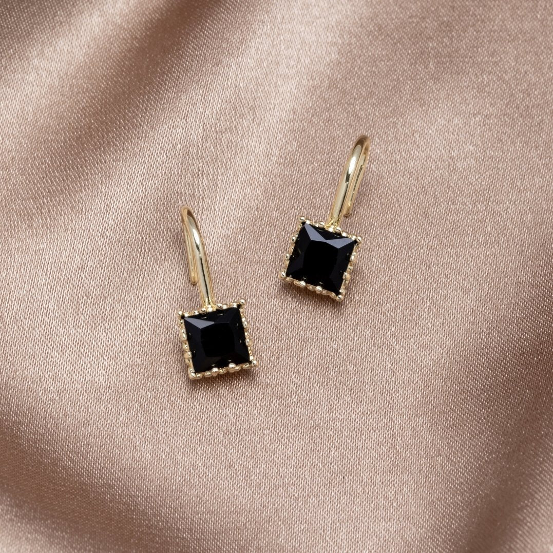 Aretes Colgantes de Cristal Maravilloso