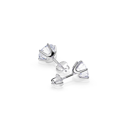 Pendientes Tera | Oro blanco