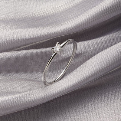 Anillo de Corazón de Cristal 'Pequeño Amor'