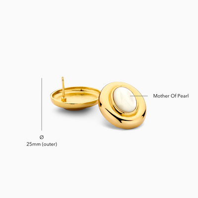 Pendientes de Perla Giselle | Oro