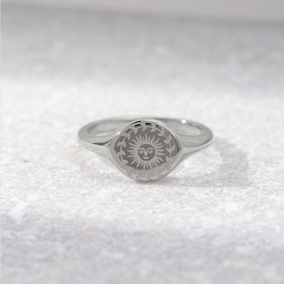 Anillo de plata para el solsticio de verano