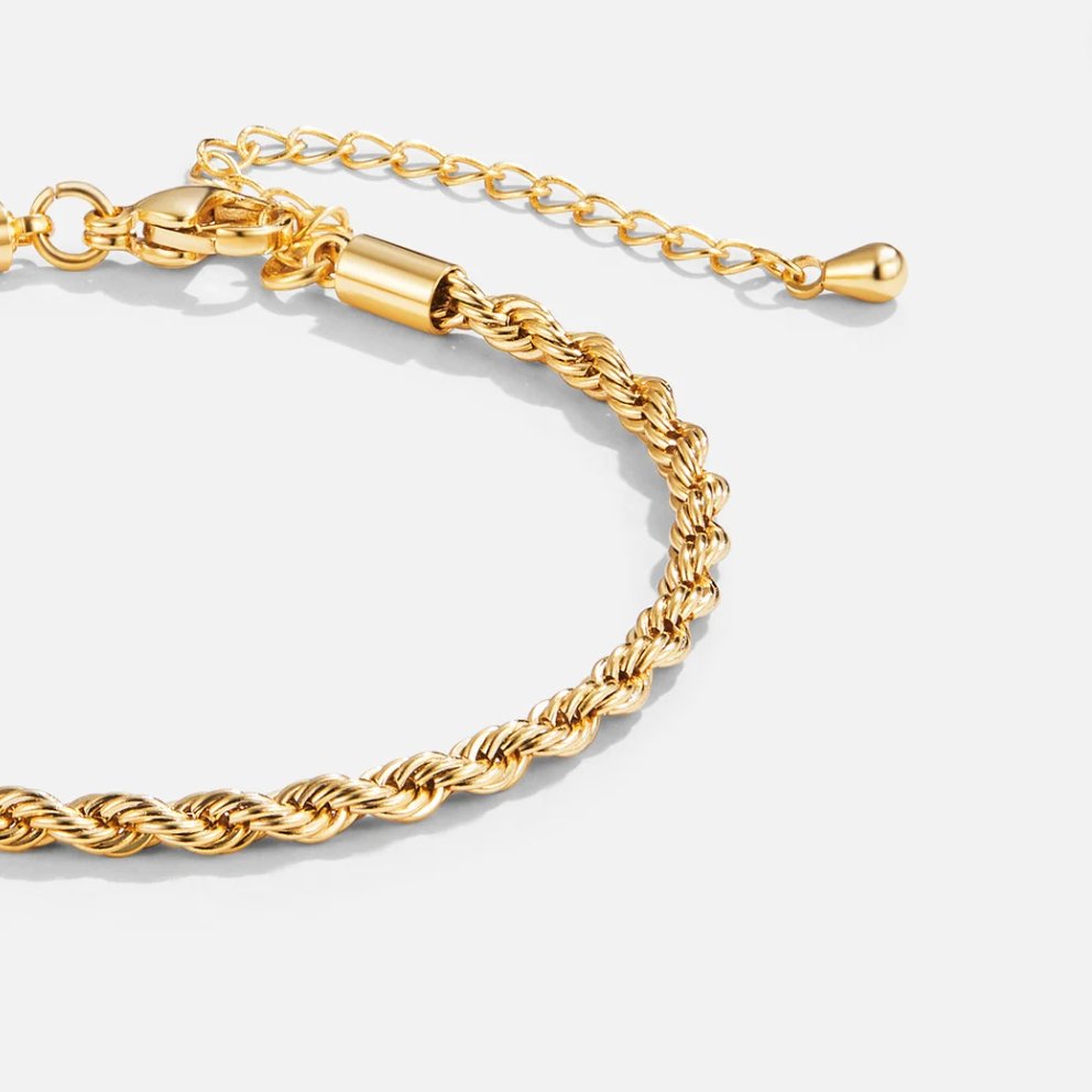 Pulsera de Oro Chic Torcido