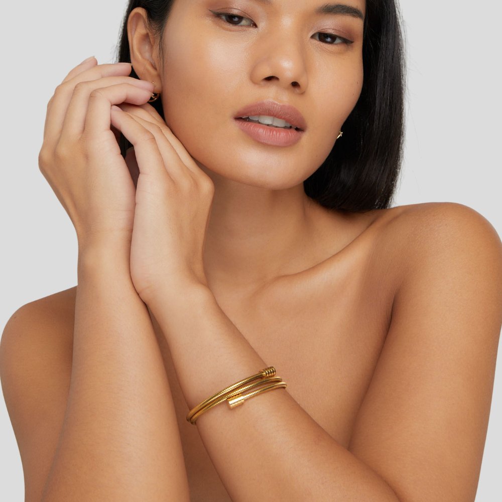 Pulsera de Oro Torcido