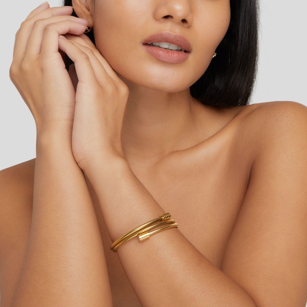 Pulsera de Oro Torcido